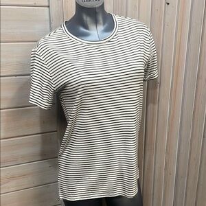 Rebellious One Fitted Black and White Short Sleeve Tee